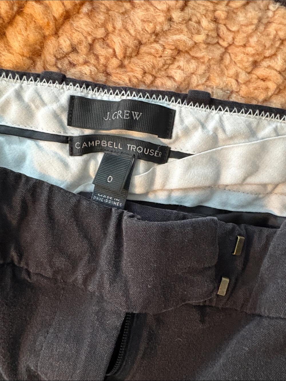 J. Crew Campbell Trouser in black